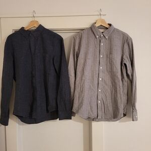 Mens Club Monaco Shirts - 2 Shirts, Size Medium